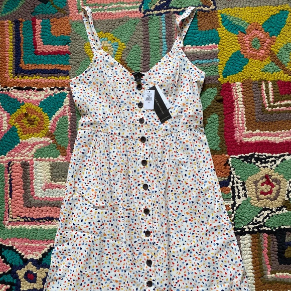 NWT Banana Republic Sundress, Terrazzo Print - Picture 1 of 3